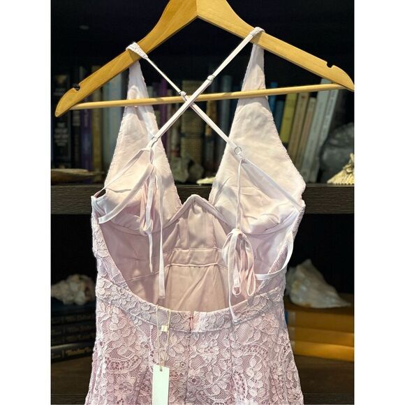 NWT For Love & Lemons Carmela Mini Dress Size XS $268 MSRP - Picture 9 of 11